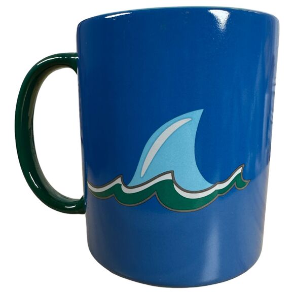 Disney Parks Finding Nemo Bruce Shark Pacific Fins Blue Green Mug - Picture 5 of 6